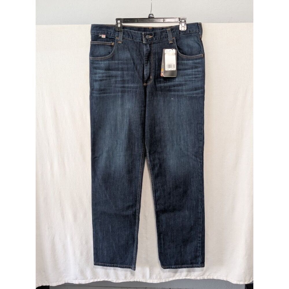 Carhartt FR Flame Resistant Straight Fit Jeans Blue Men's Size 36x34 NWT